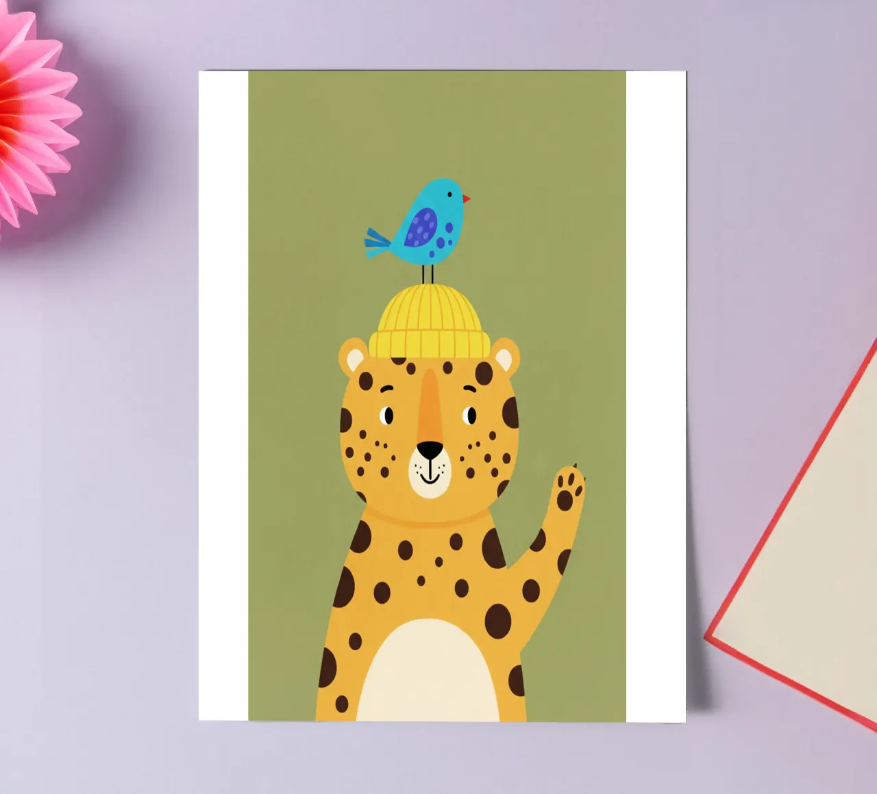 leopard sticker sheet by The Little Animals Club