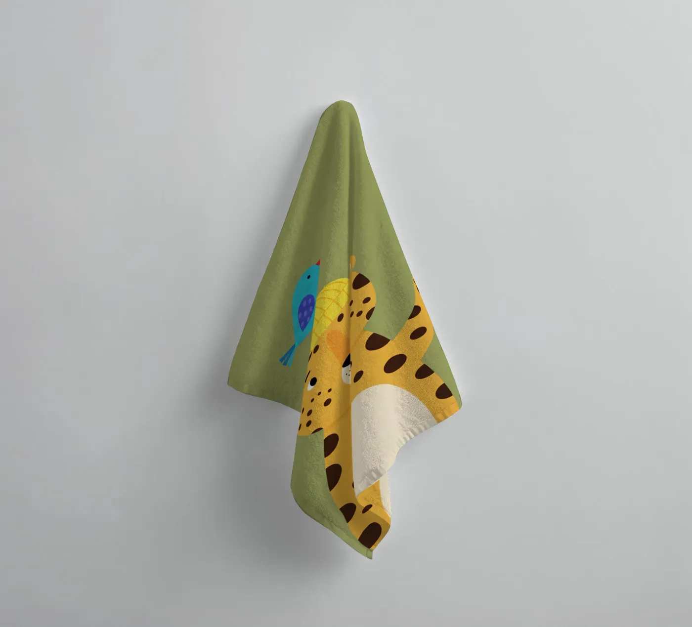leopard - children's bedroom Handtuch von The Little Animals Club