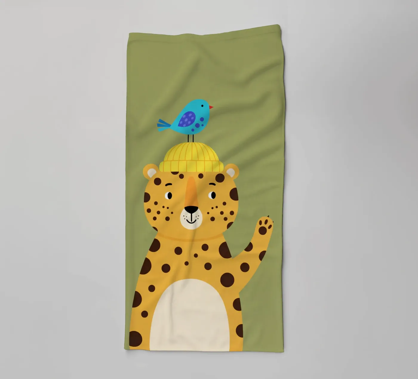 leopard - children's bedroom Handtuch von The Little Animals Club