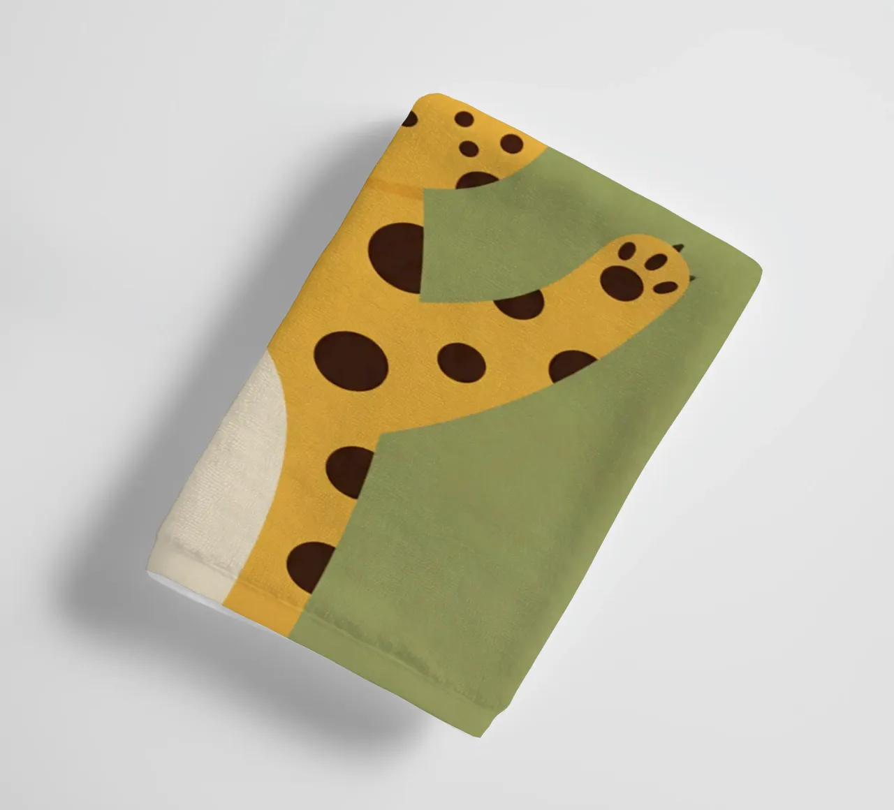 luipaard badhanddoek van The Little Animals Club