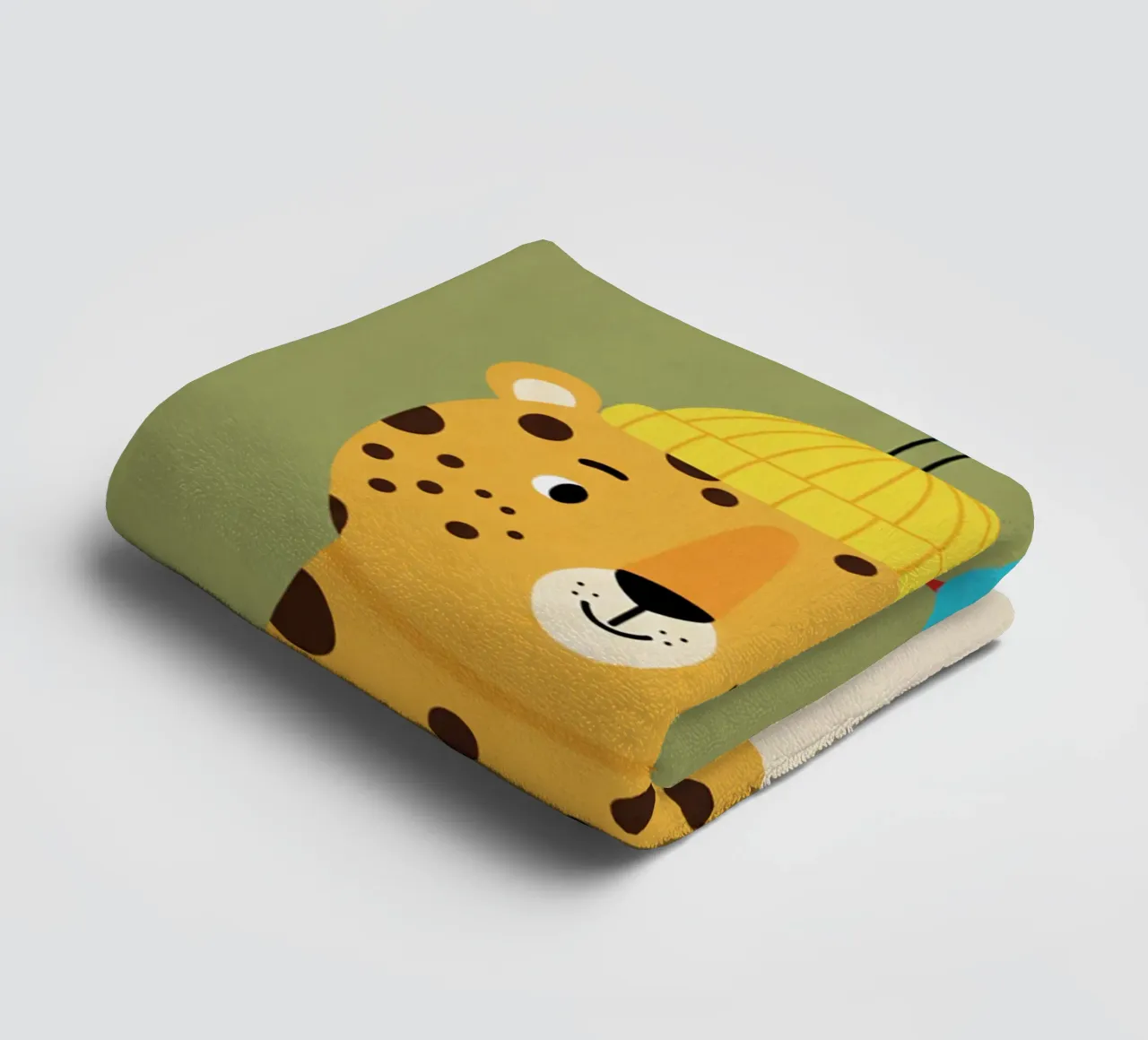 luipaard badhanddoek van The Little Animals Club