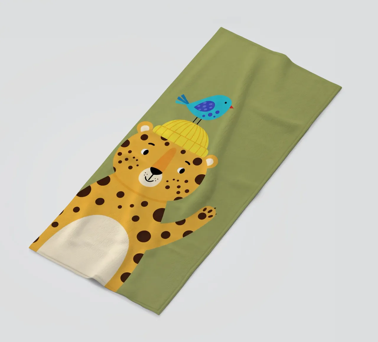 luipaard strandhanddoek van The Little Animals Club