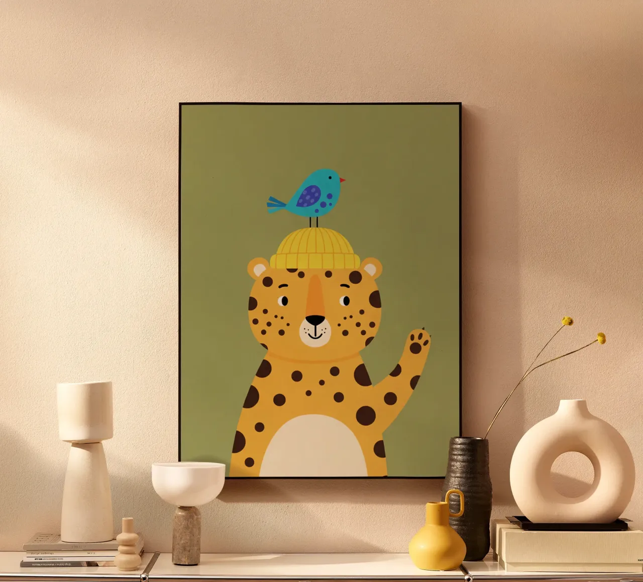 leopard forex plate by The Little Animals Club