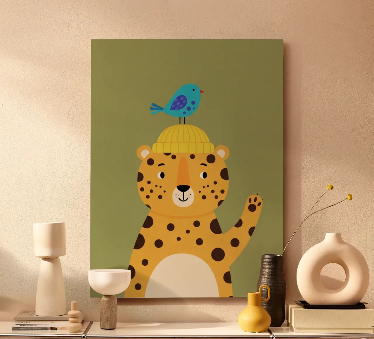 leopard forex plate by The Little Animals Club