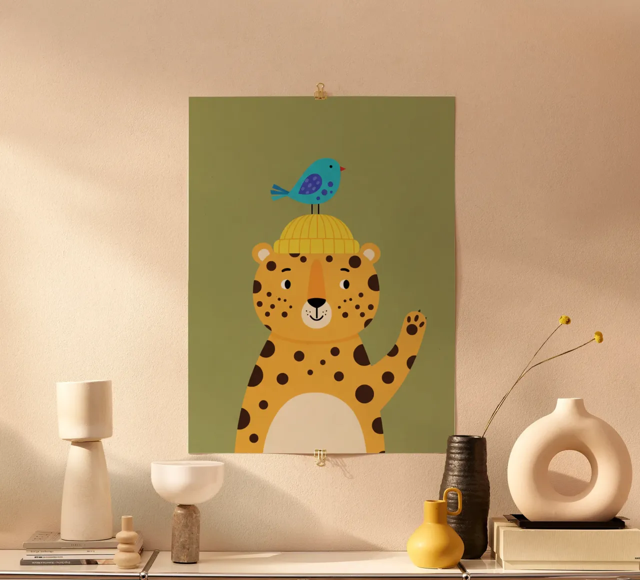 leopardo poster da The Little Animals Club