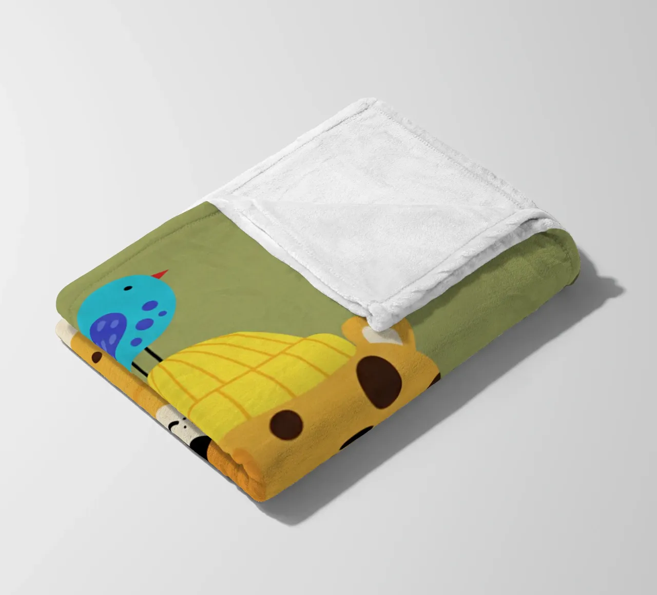 Leopard Fleecedecke von The Little Animals Club