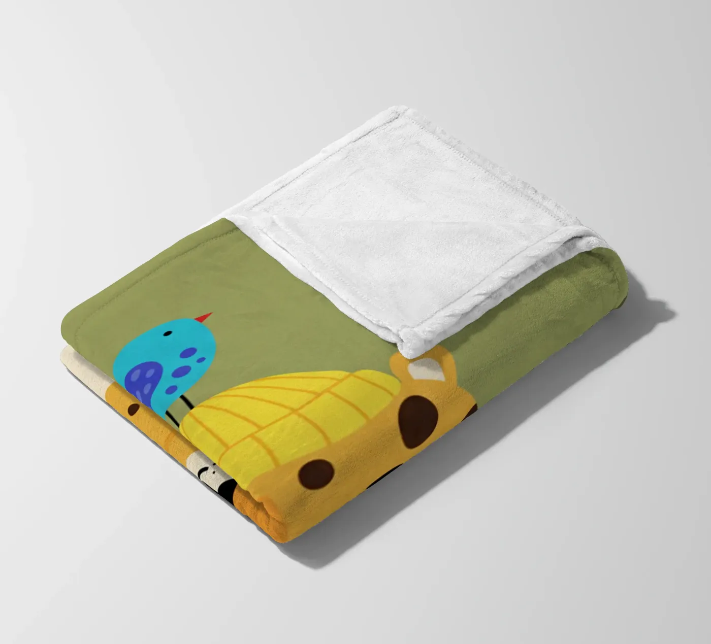 leopard - children's bedroom coperta in pile da The Little Animals Club