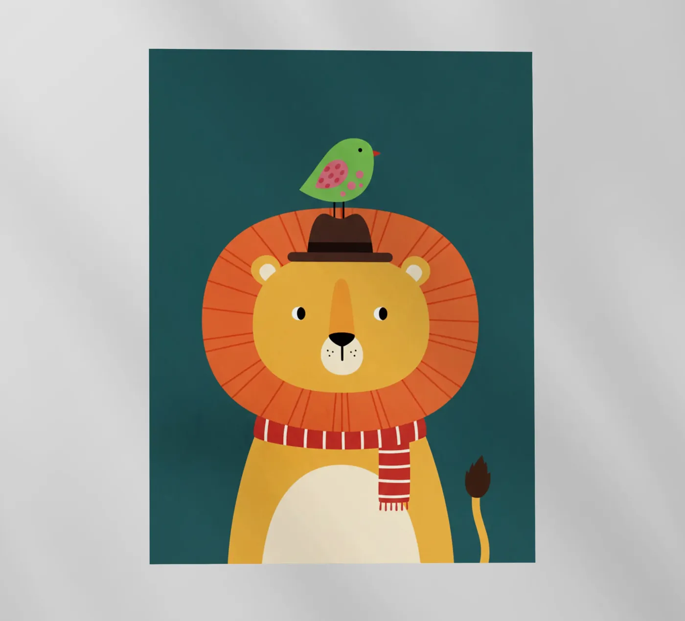 lion - children's bedroom pellicola backlit da The Little Animals Club