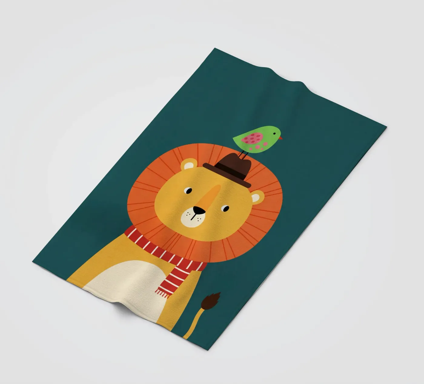 leeuw - kinderkamer fleecedeken van The Little Animals Club