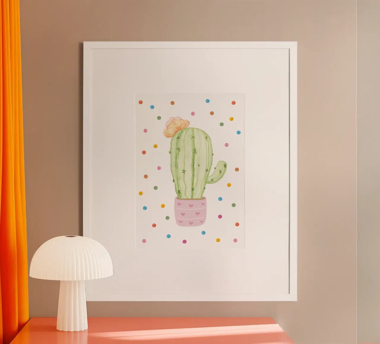 Cactus poster by Fraysein Design