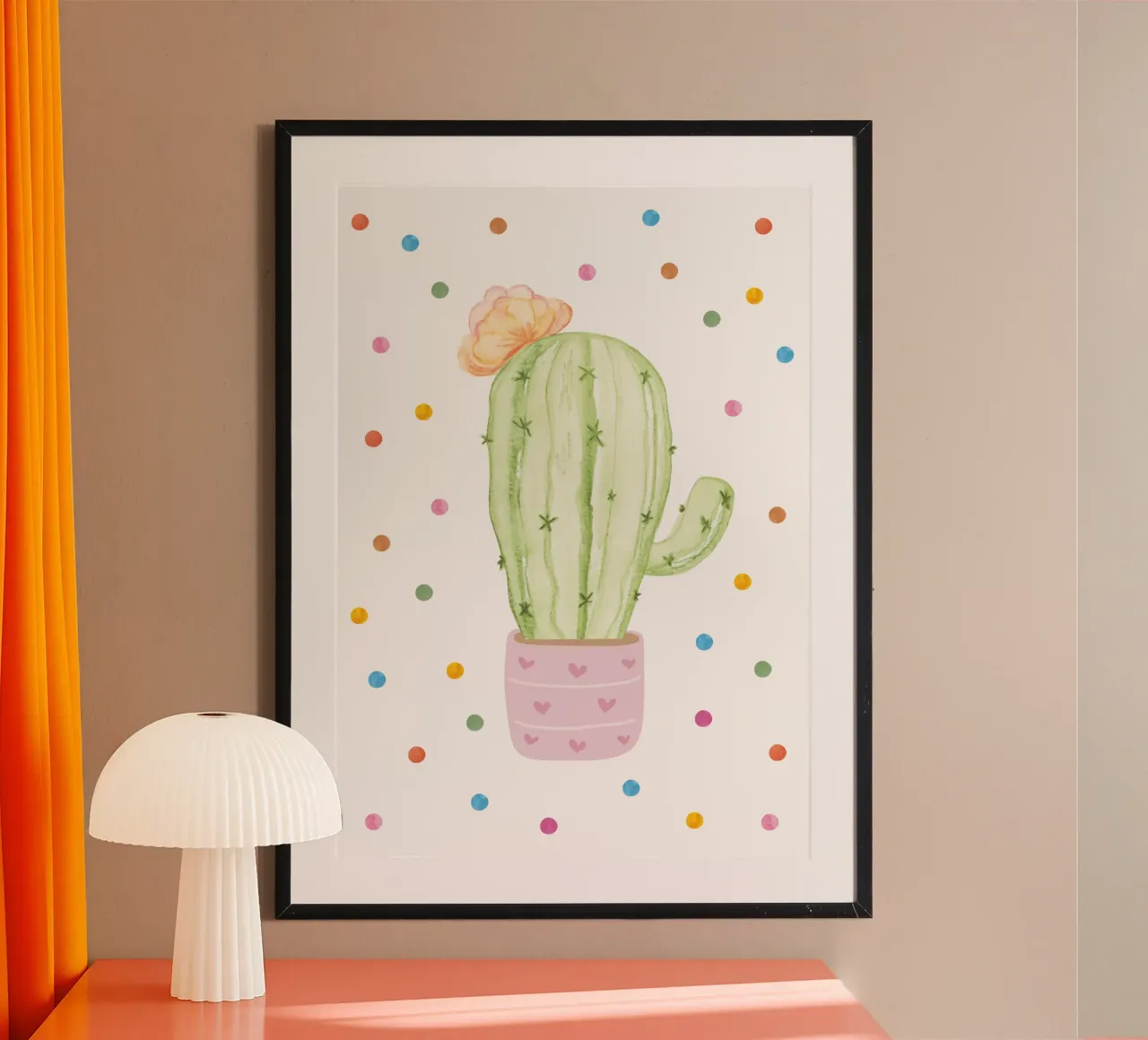 Cactus poster by Fraysein Design