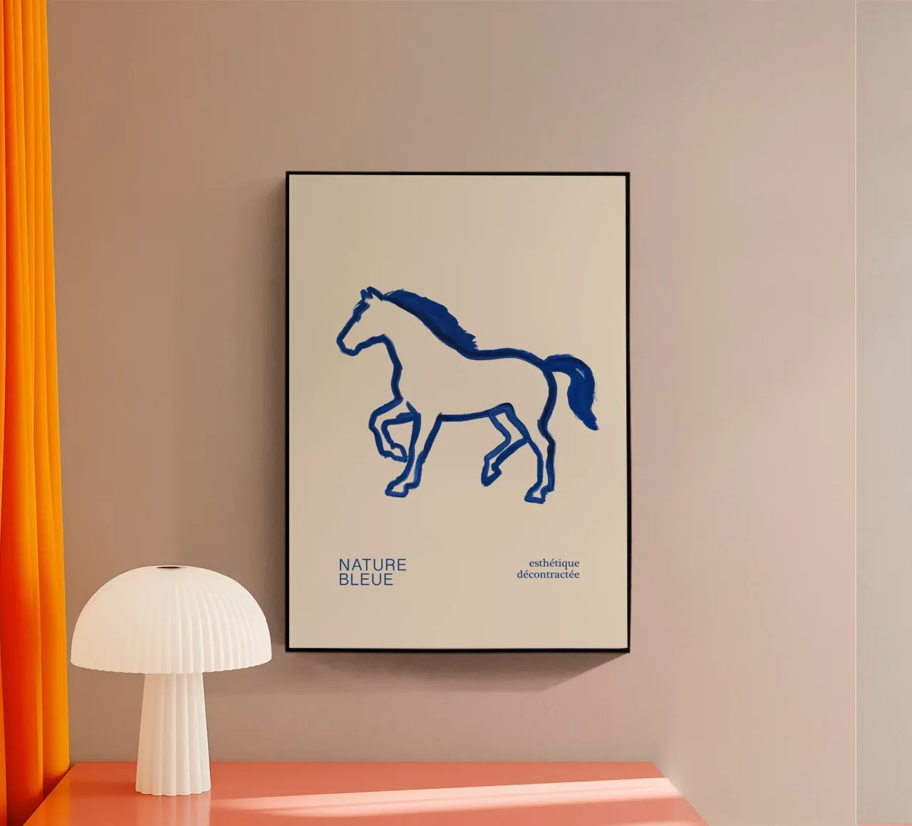 Blue Horse plexiglass da söndagdesign