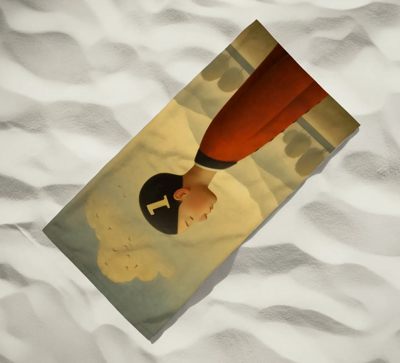 Number One beach towel by christephania