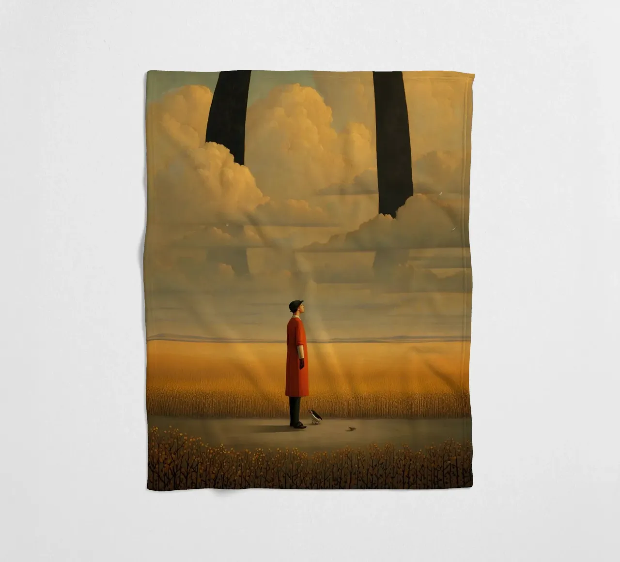 Number Zero Fleecedecke von christephania