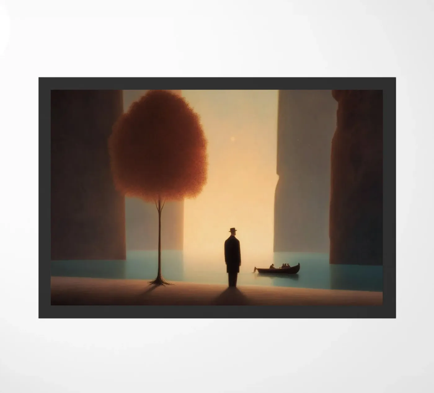 Silence doormat by christephania