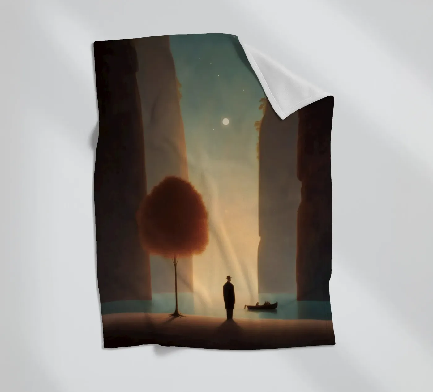 Silence Fleecedecke von christephania