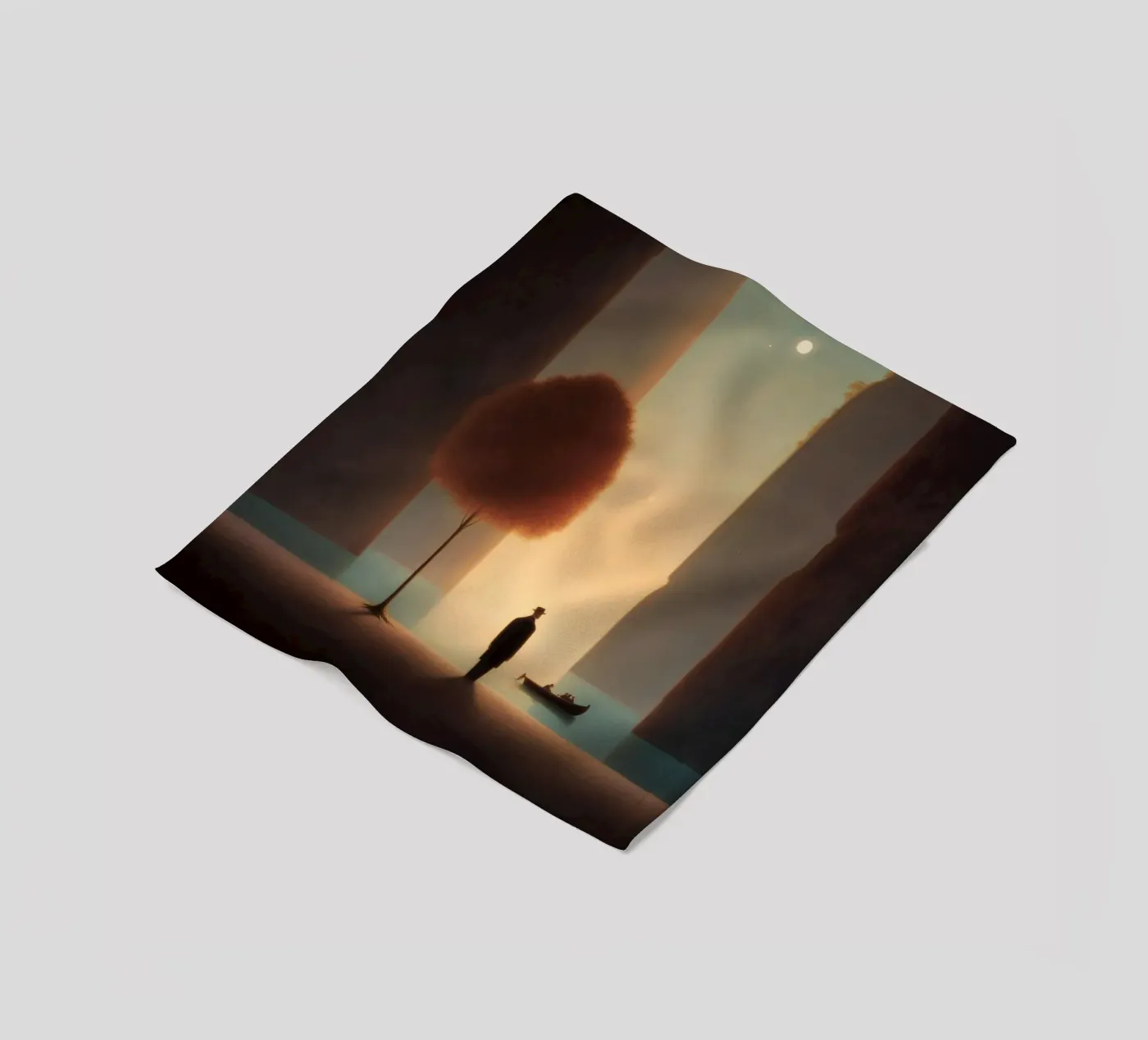 Silence Fleecedecke von christephania