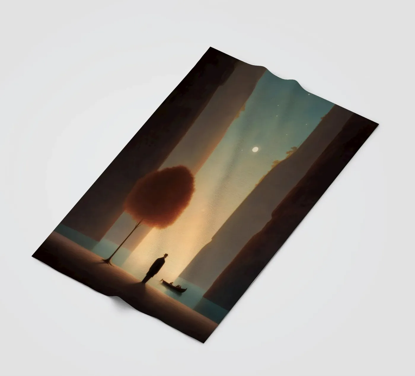 Silence Fleecedecke von christephania
