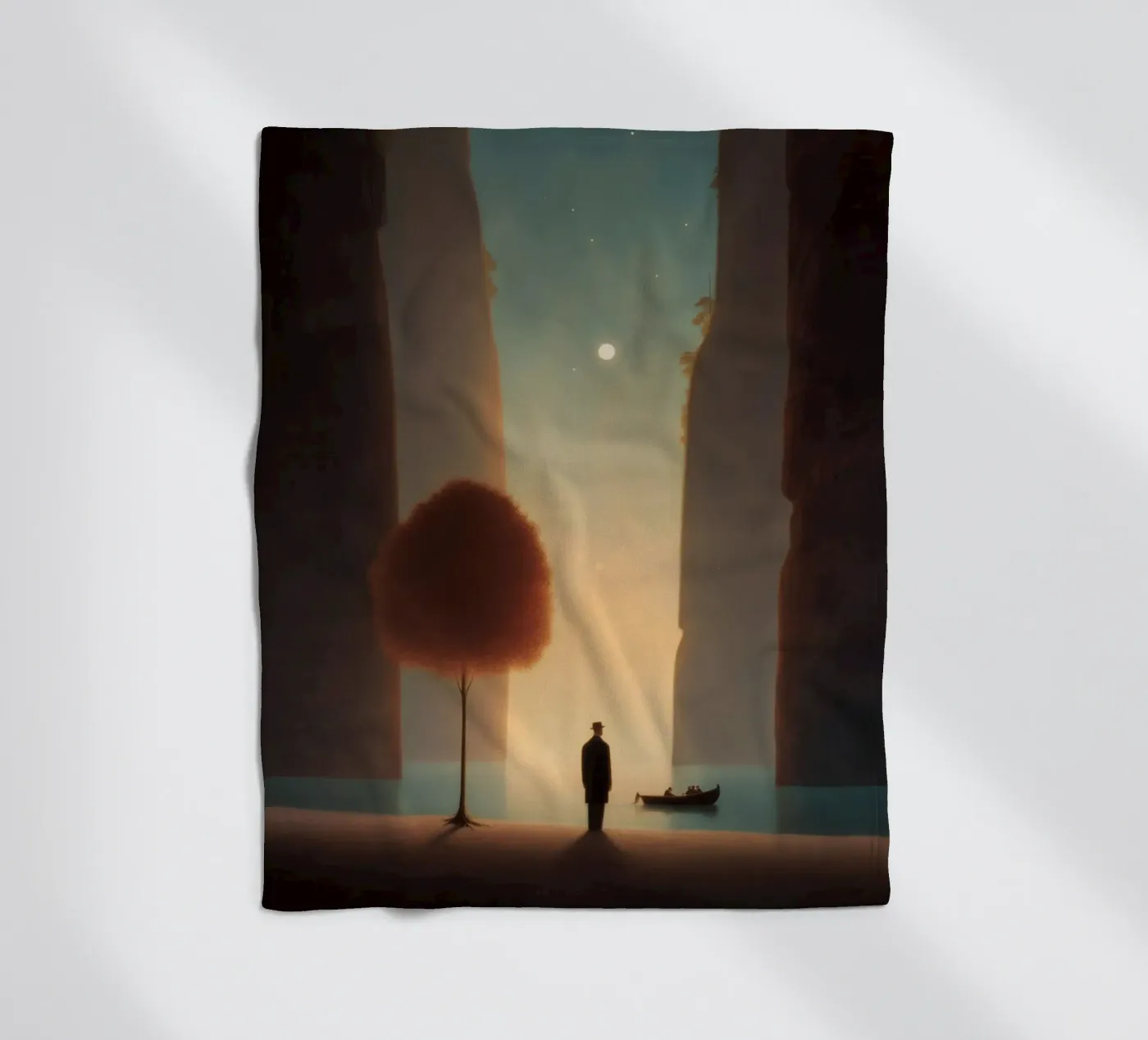 Silence Fleecedecke von christephania