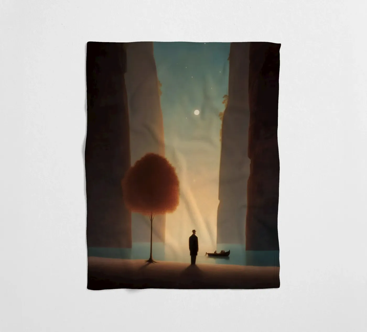 Silence Fleecedecke von christephania