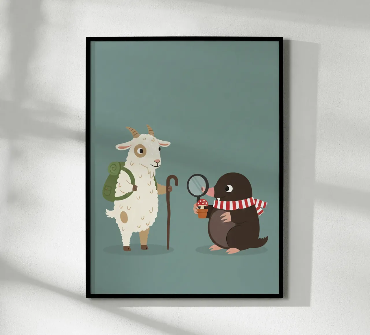 capra e talpa poster da The Little Animals Club