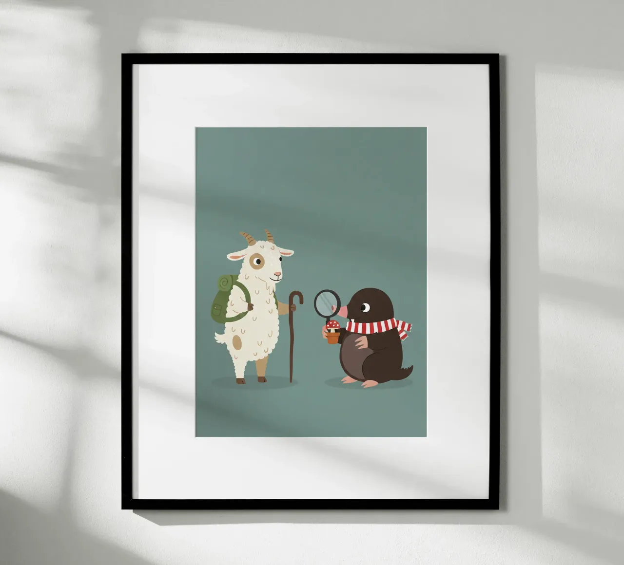 capra e talpa poster da The Little Animals Club