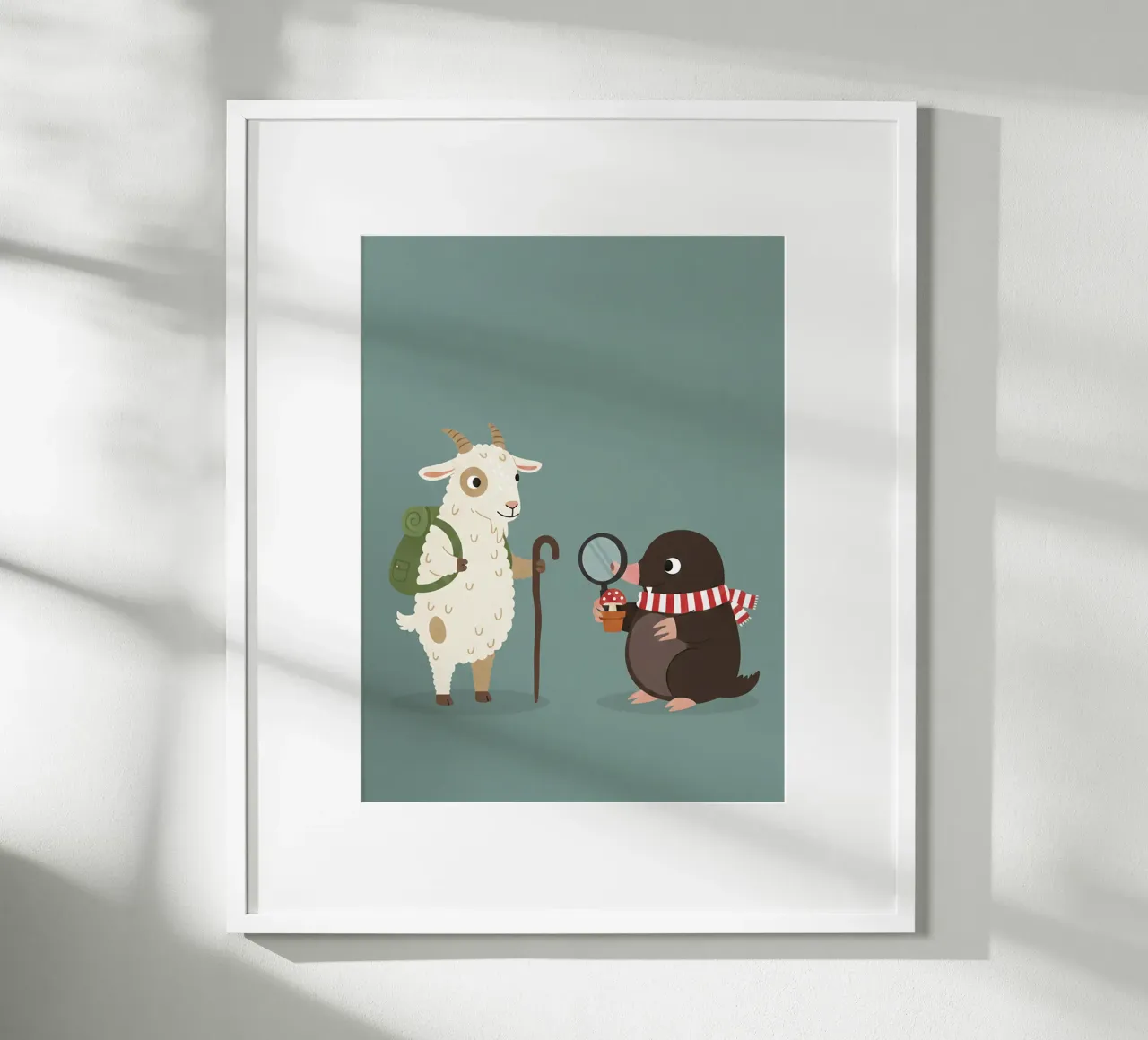 capra e talpa poster da The Little Animals Club