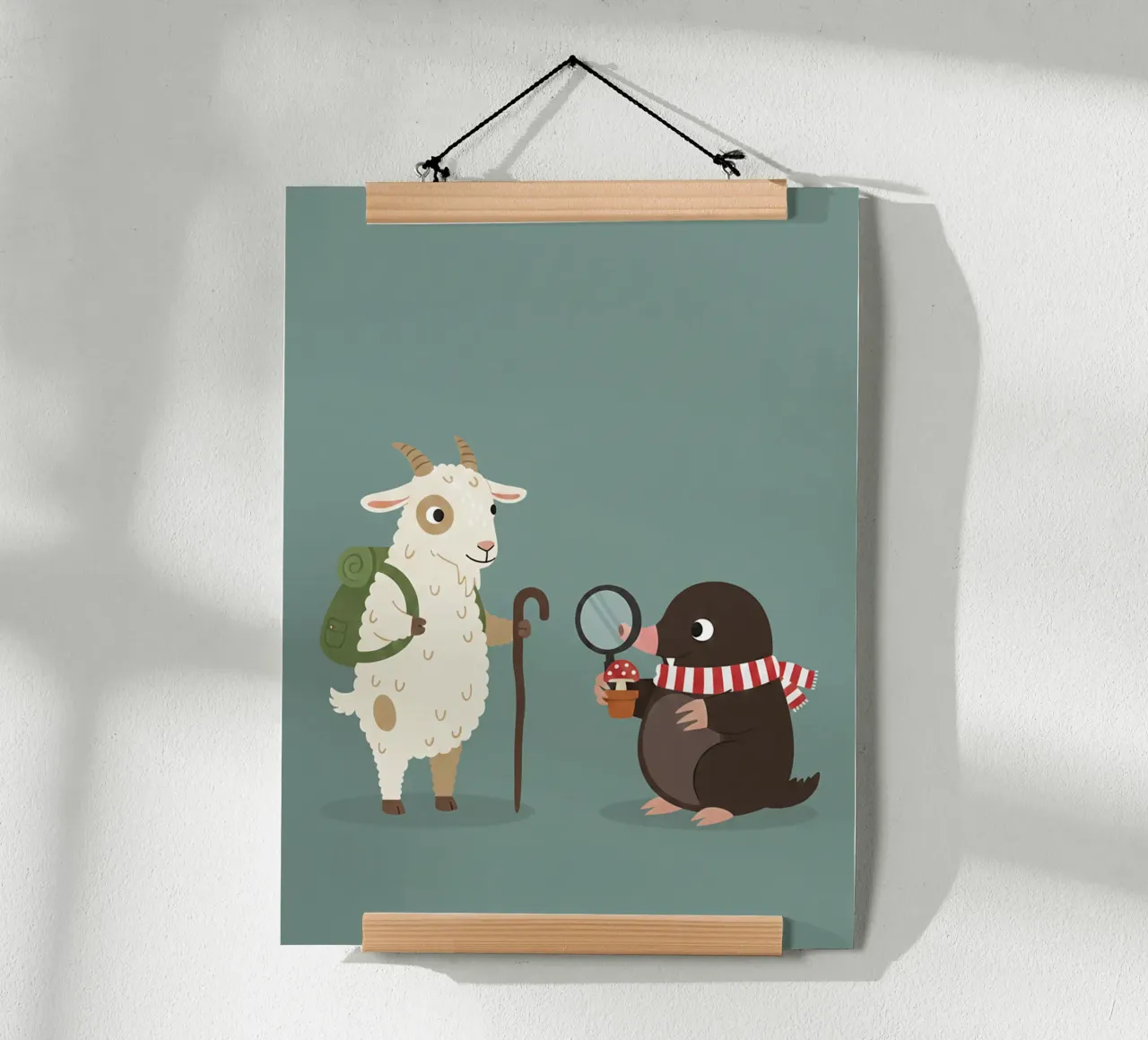 capra e talpa poster da The Little Animals Club