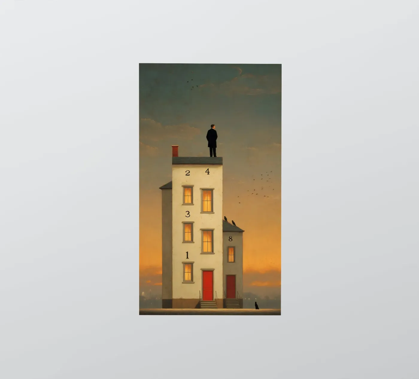 NUMBERS sticker van christephania