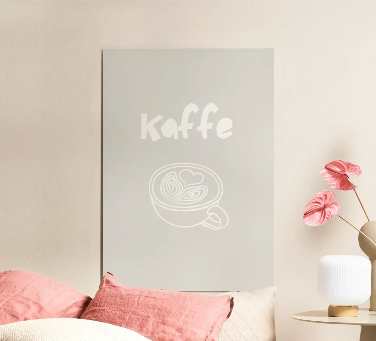 Kaffe poster van PurePeachCleanLine