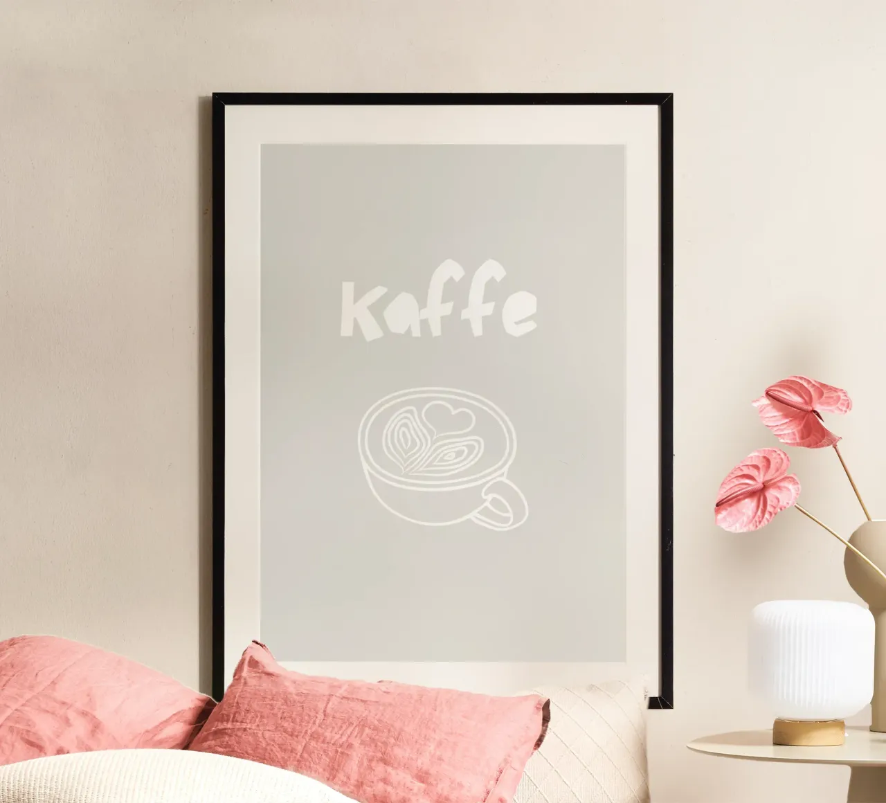 Kaffe poster van PurePeachCleanLine