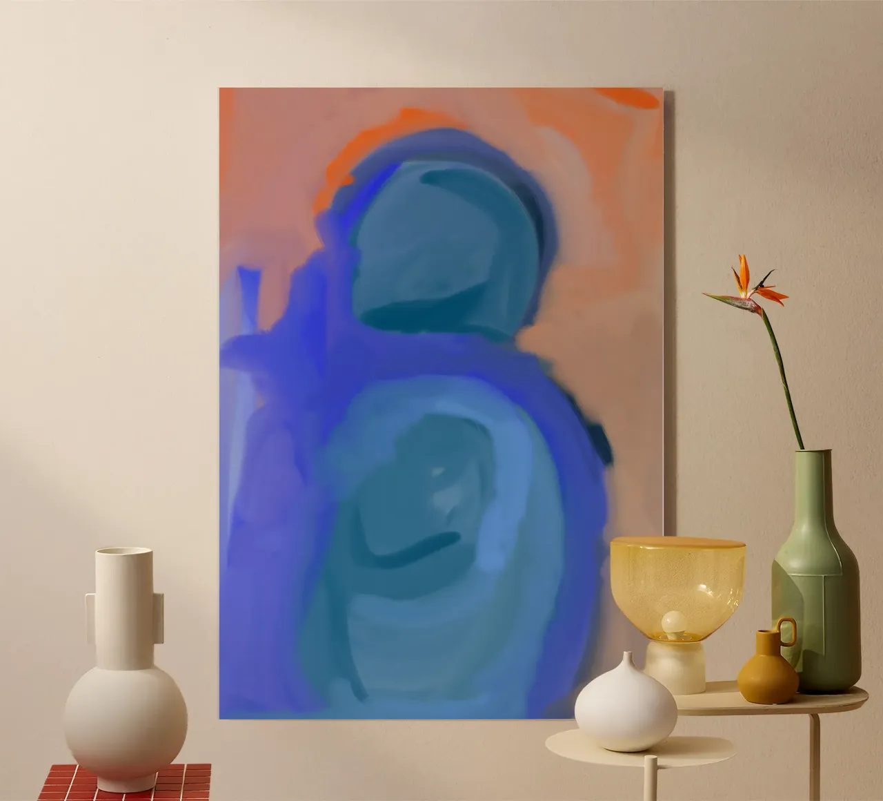 Abstract blue plexiglass da Simplicity