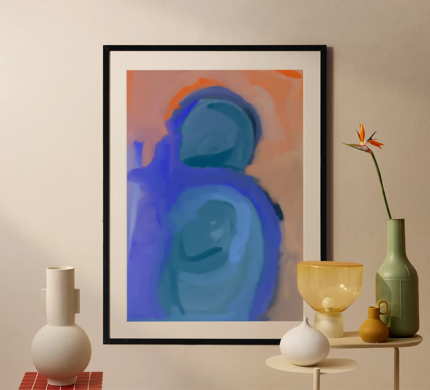 Abstract blue poster da Simplicity
