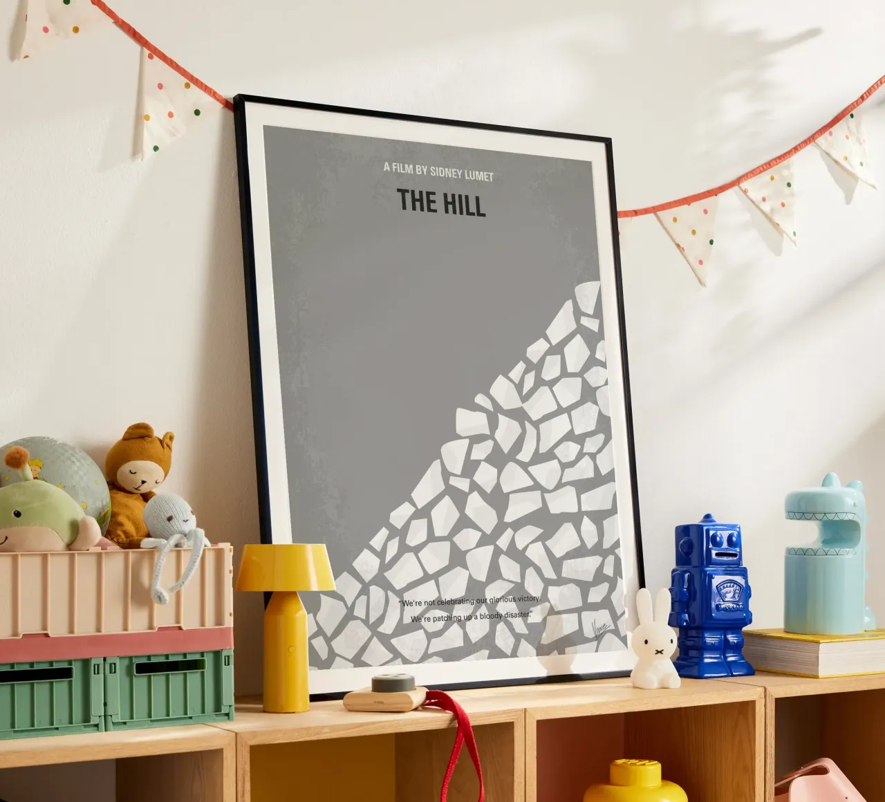 No091 My The Hill minimal movie poster poster con telaio in plastica da Chungkong
