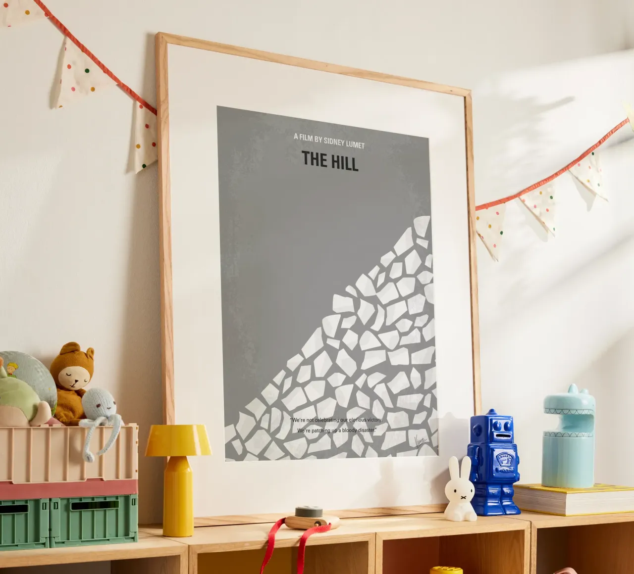 No091 My The Hill minimal movie poster poster con telaio in plastica da Chungkong