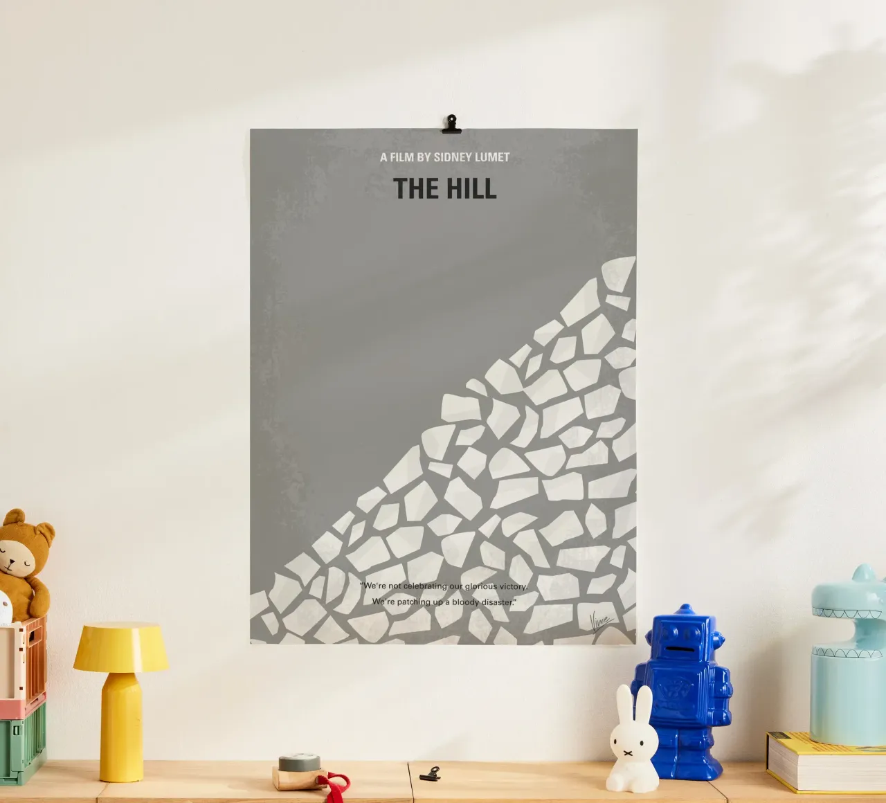 No091 My The Hill minimal movie poster poster con telaio in plastica da Chungkong