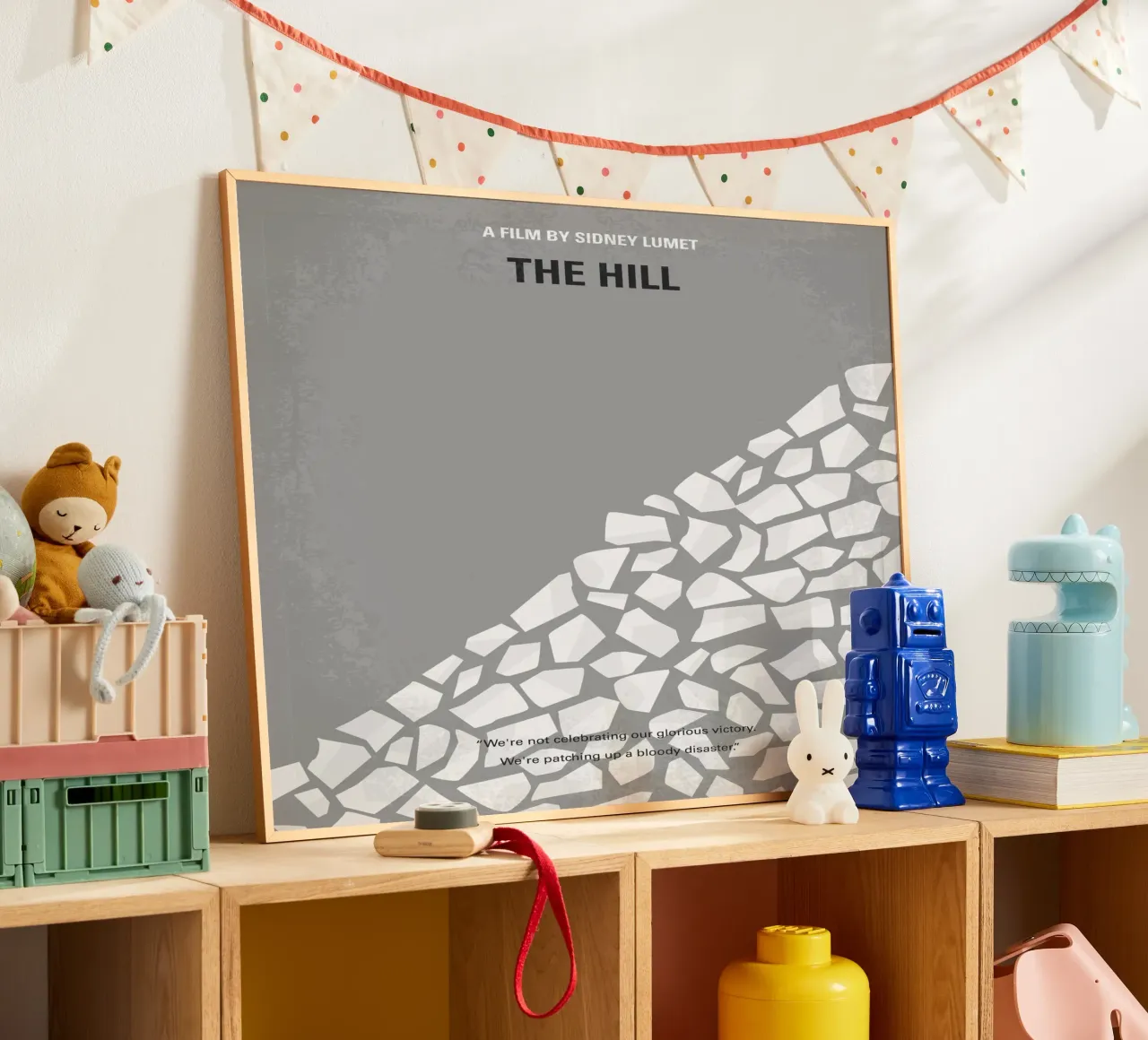 No091 My The Hill minimal movie poster poster con telaio in plastica da Chungkong
