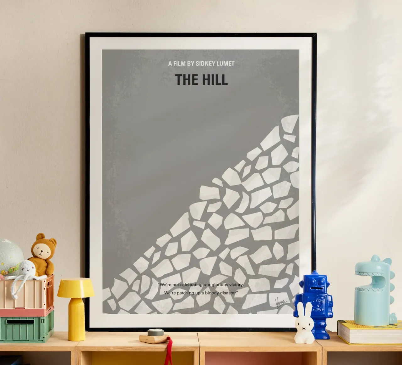 No091 My The Hill minimal movie poster poster con telaio in plastica da Chungkong