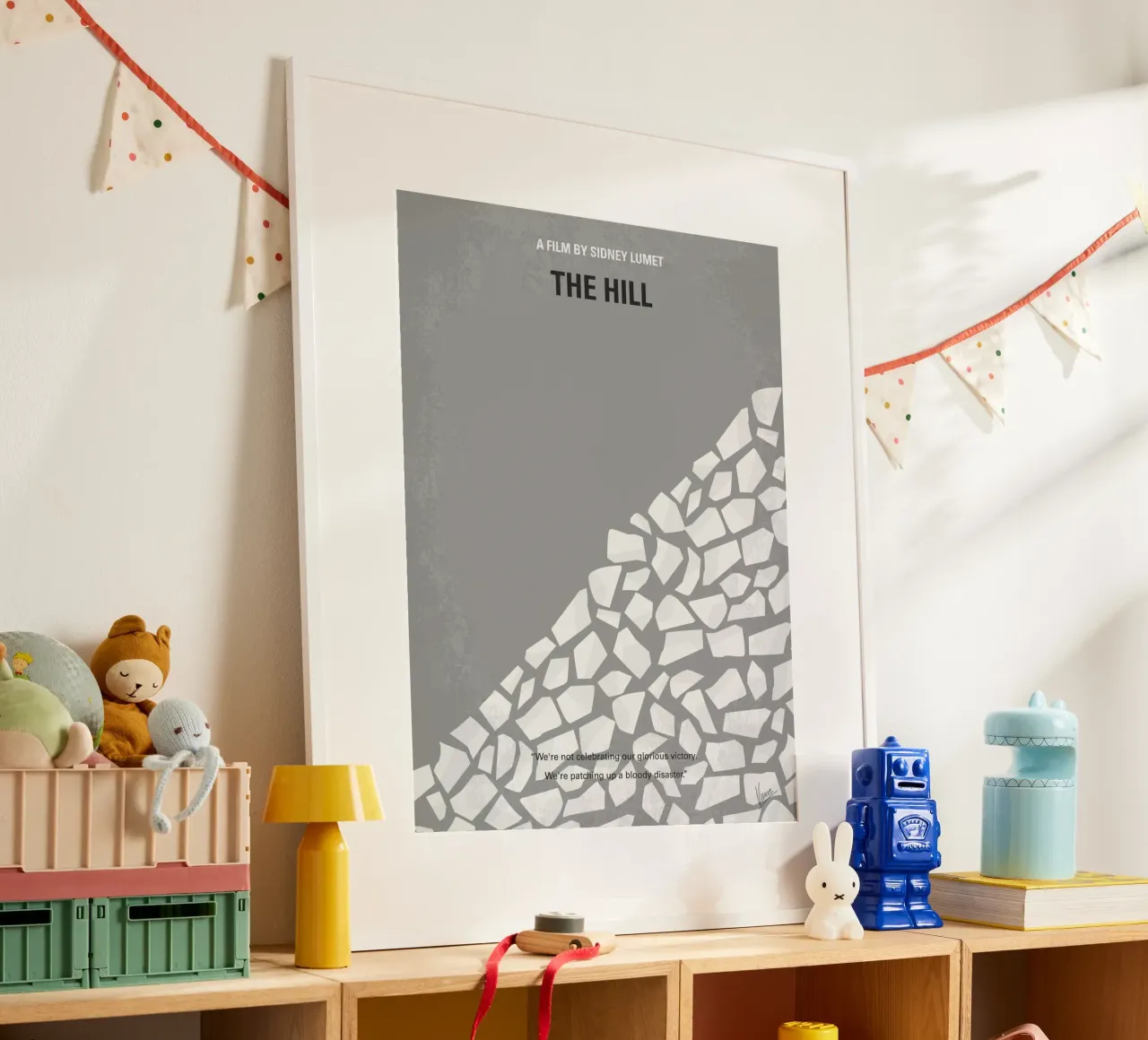 No091 My The Hill minimal movie poster poster con telaio in plastica da Chungkong
