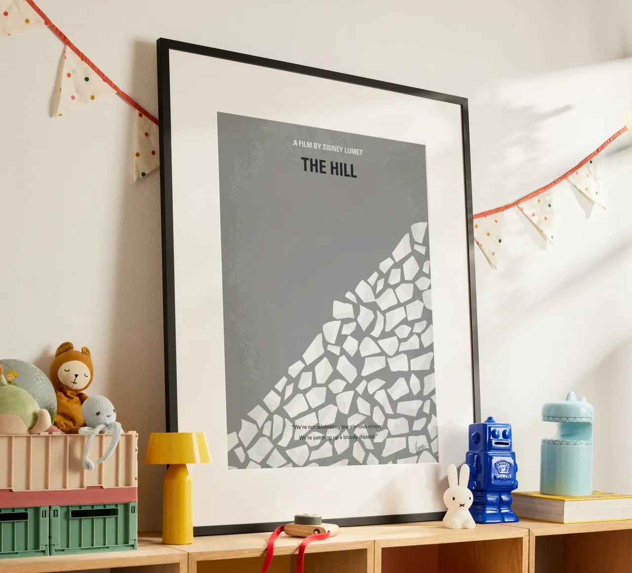 No091 My The Hill minimal movie poster poster con telaio in plastica da Chungkong