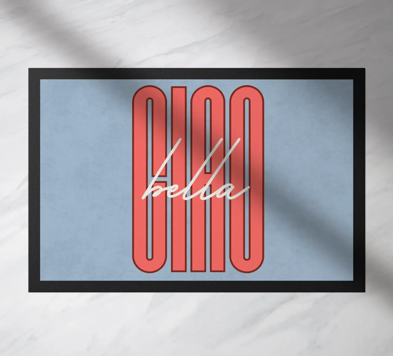 Hello beautiful doormat by TYPEHAUS