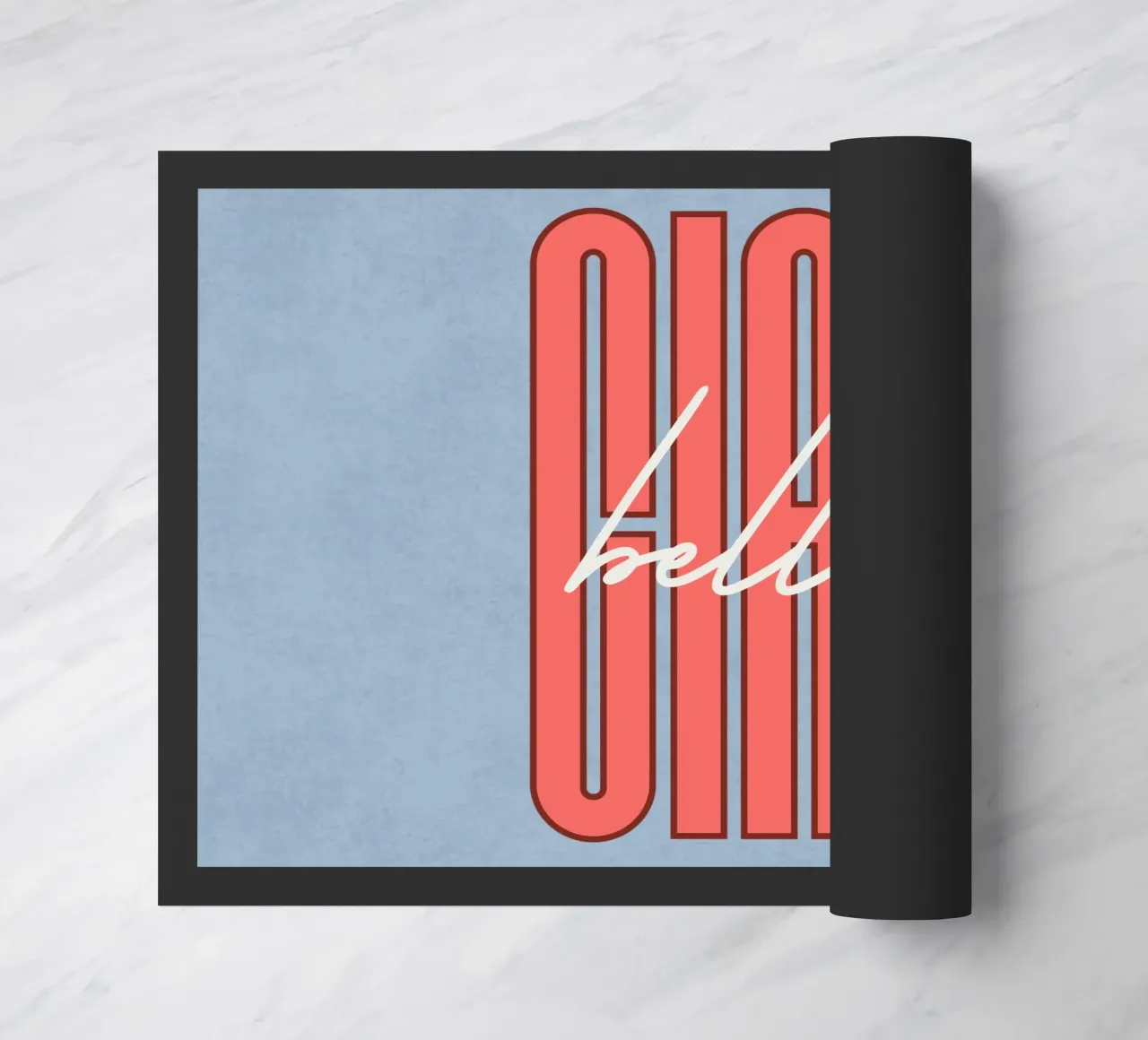 Hello beautiful doormat by TYPEHAUS