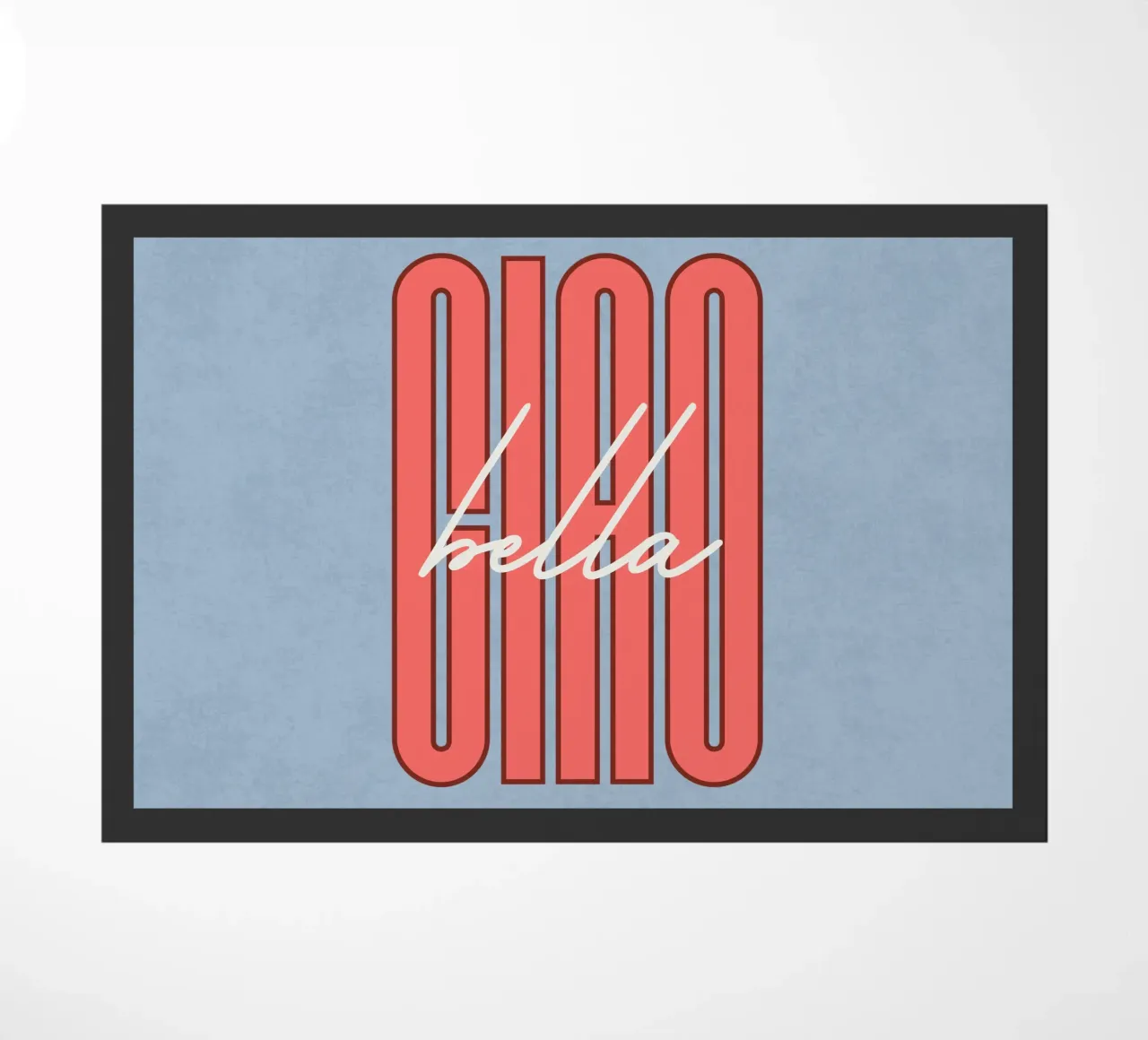 Hello beautiful doormat by TYPEHAUS