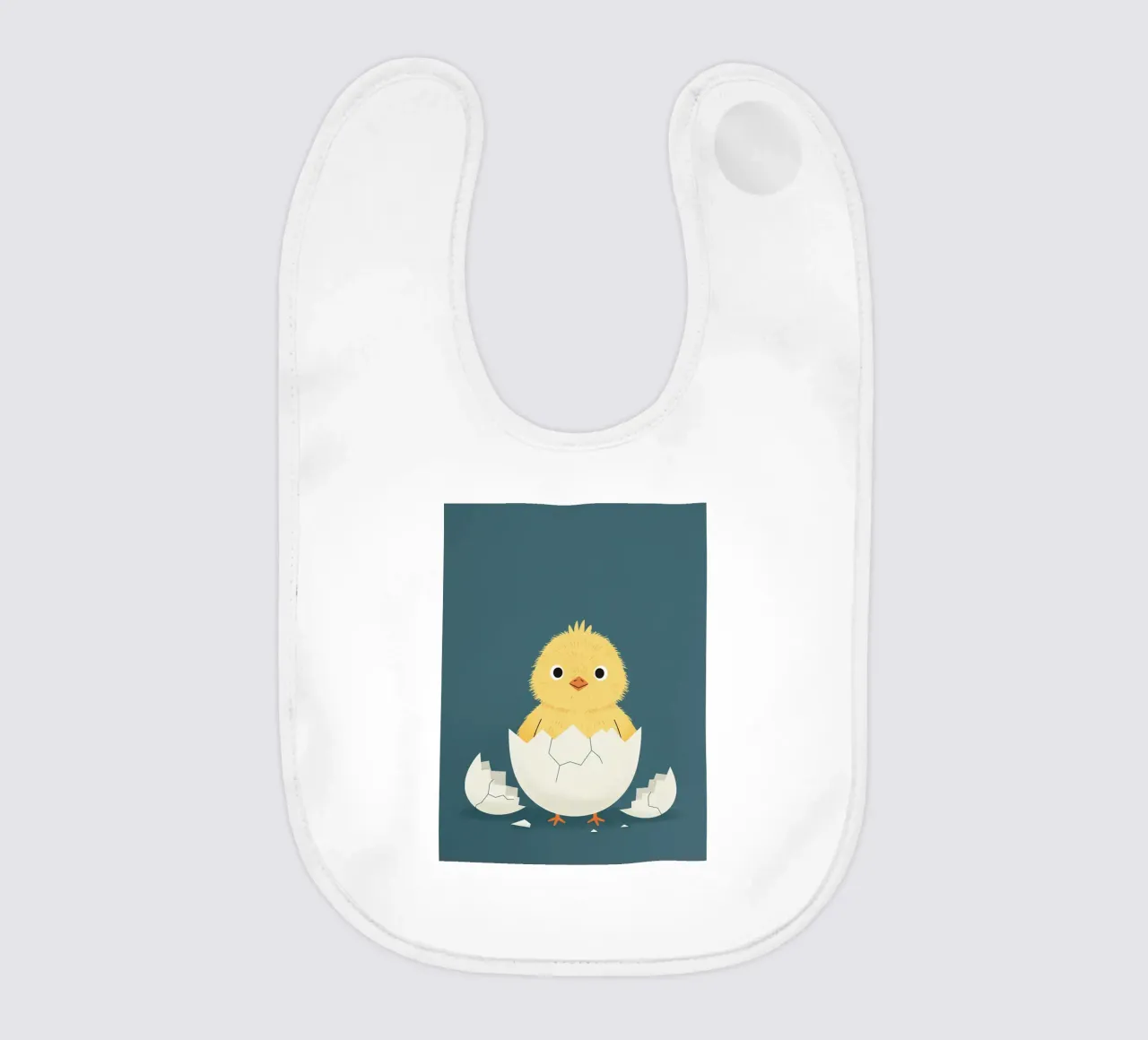 pulcino che esce dal guscio bavaglino da The Little Animals Club