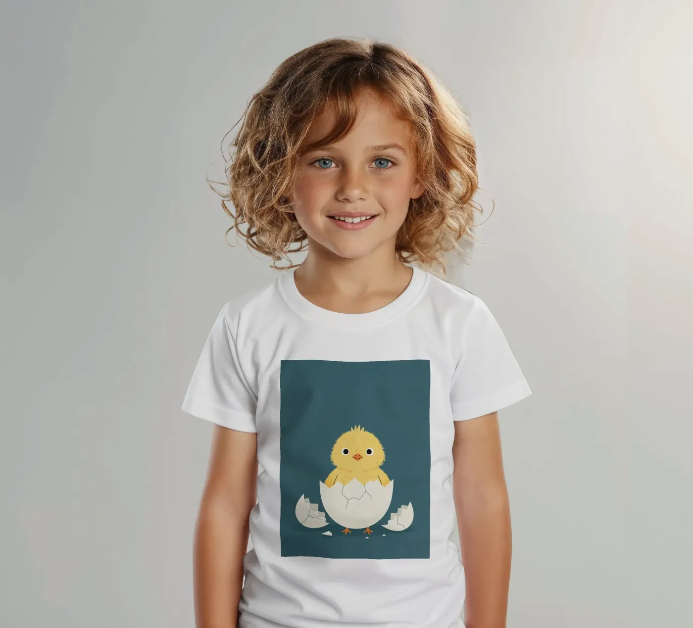 pulcino che esce dal guscio - cameretta dei bambini t-shirt bambini da The Little Animals Club
