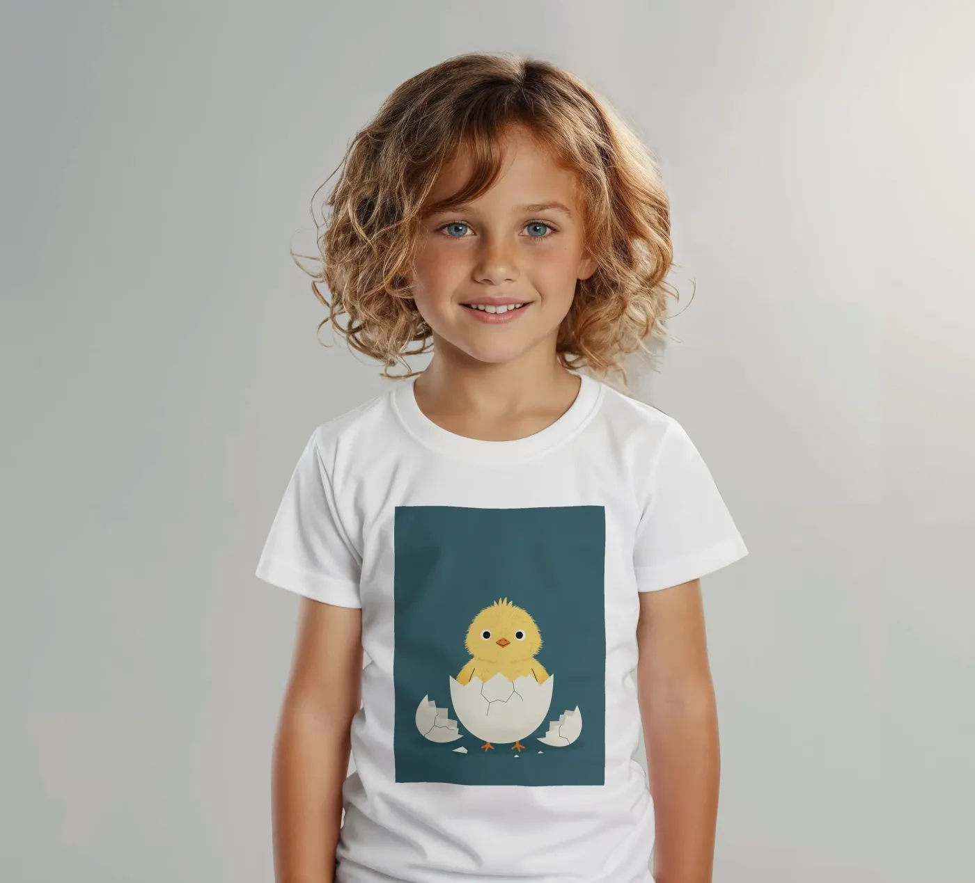 pulcino che esce dal guscio - cameretta dei bambini t-shirt bambini da The Little Animals Club