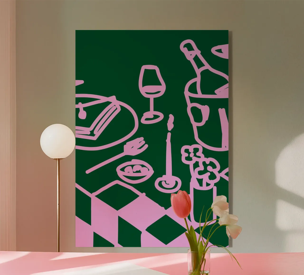 Dinner Table plexiglass da söndagdesign