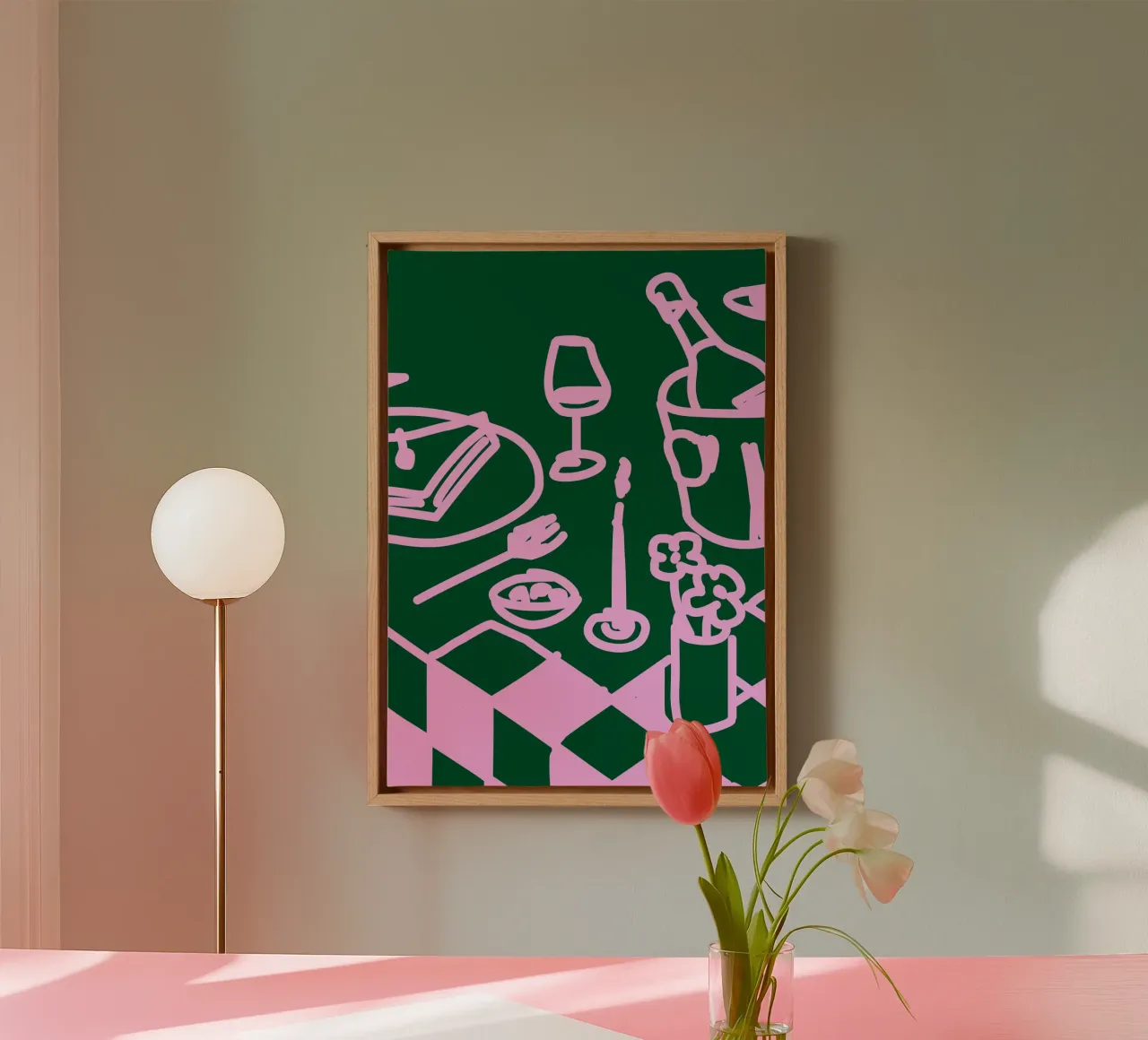 Dinner Table tela da söndagdesign