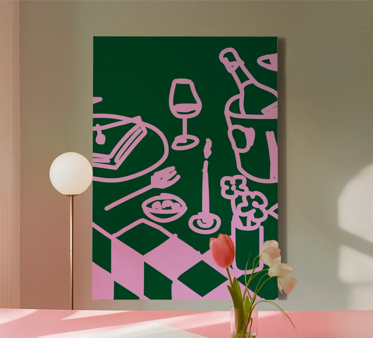 Dinner Table tela da söndagdesign