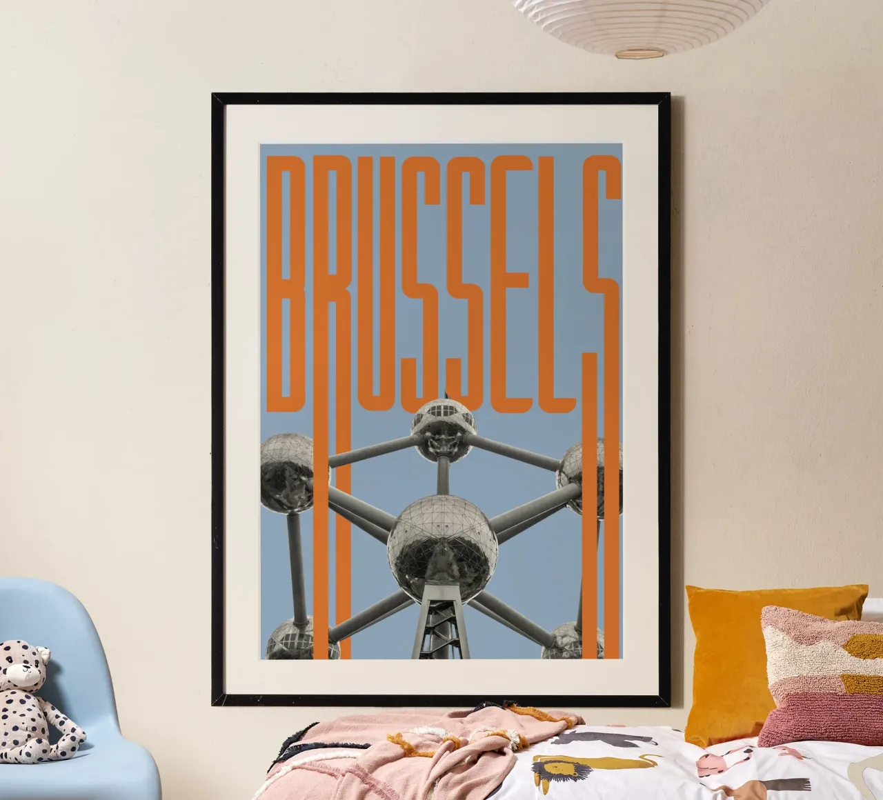 Brussels poster by TYPEHAUS